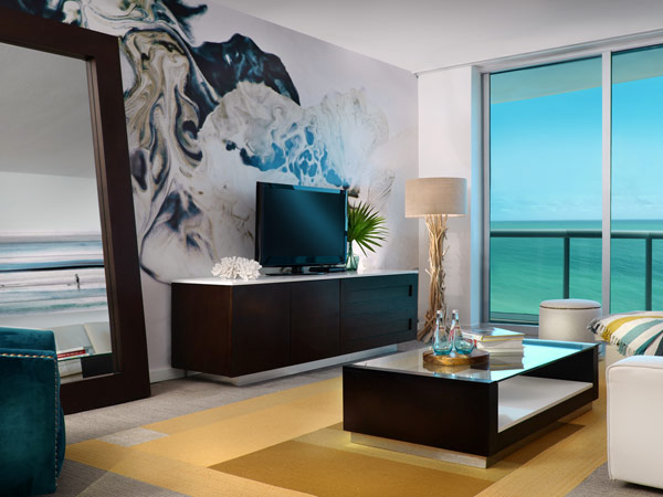 Living Room With An Ocean View
