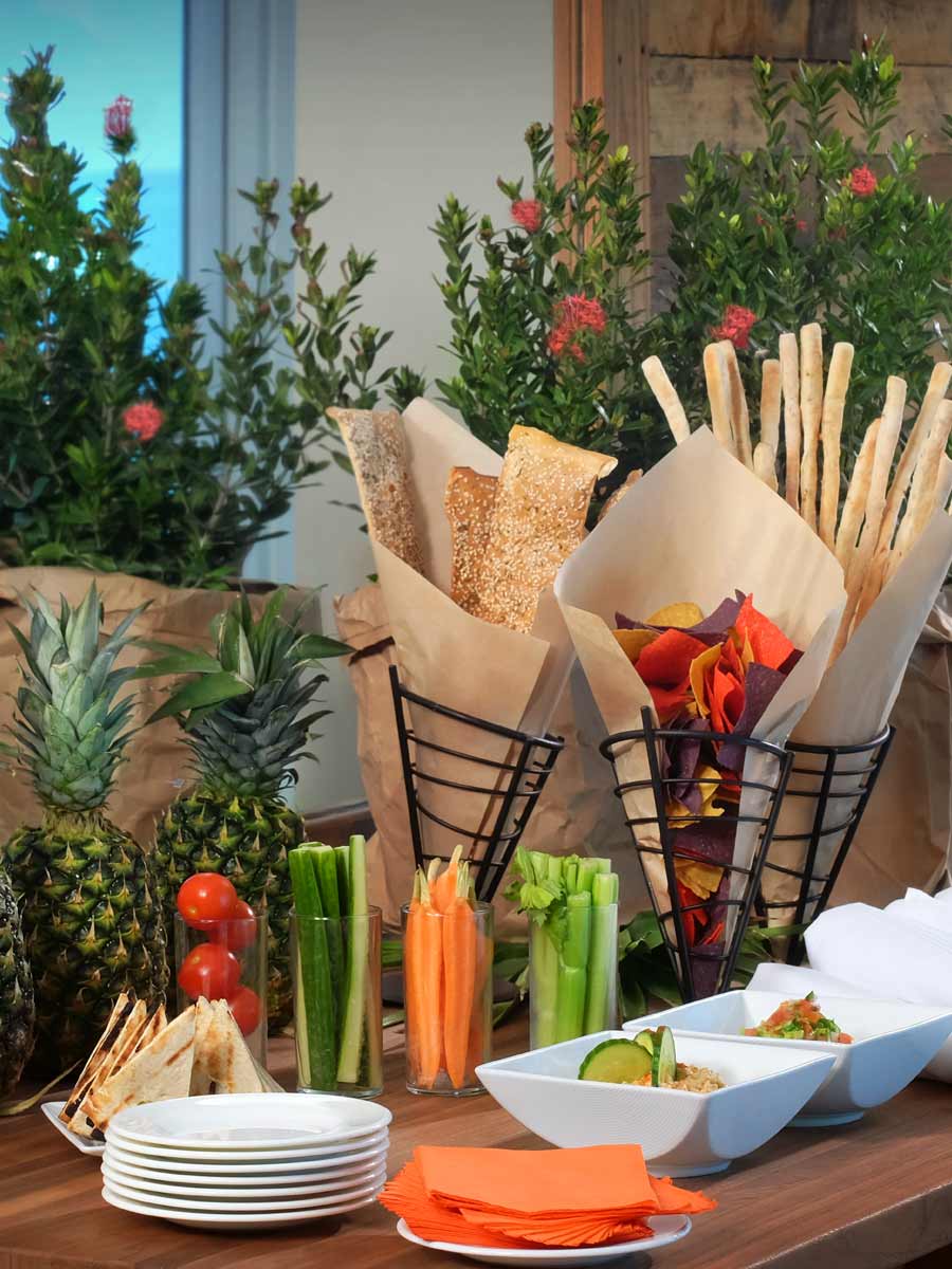 Refreshments at a meeting in Solé Miami