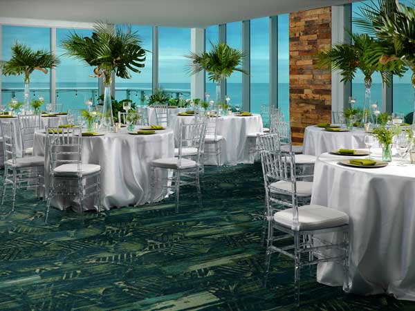 Wedding Reception By The Ocean In Miami.