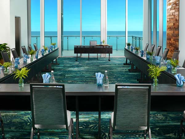 Meeting With An Ocean View In Miami.