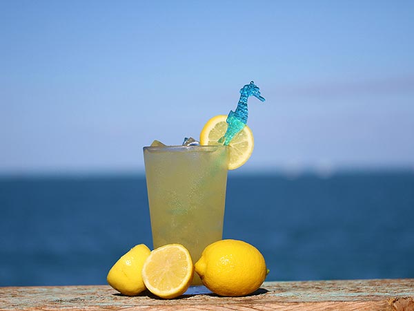 Drinks By The Ocean.