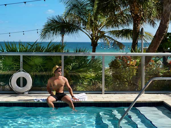 Guy At The Sole Pool.