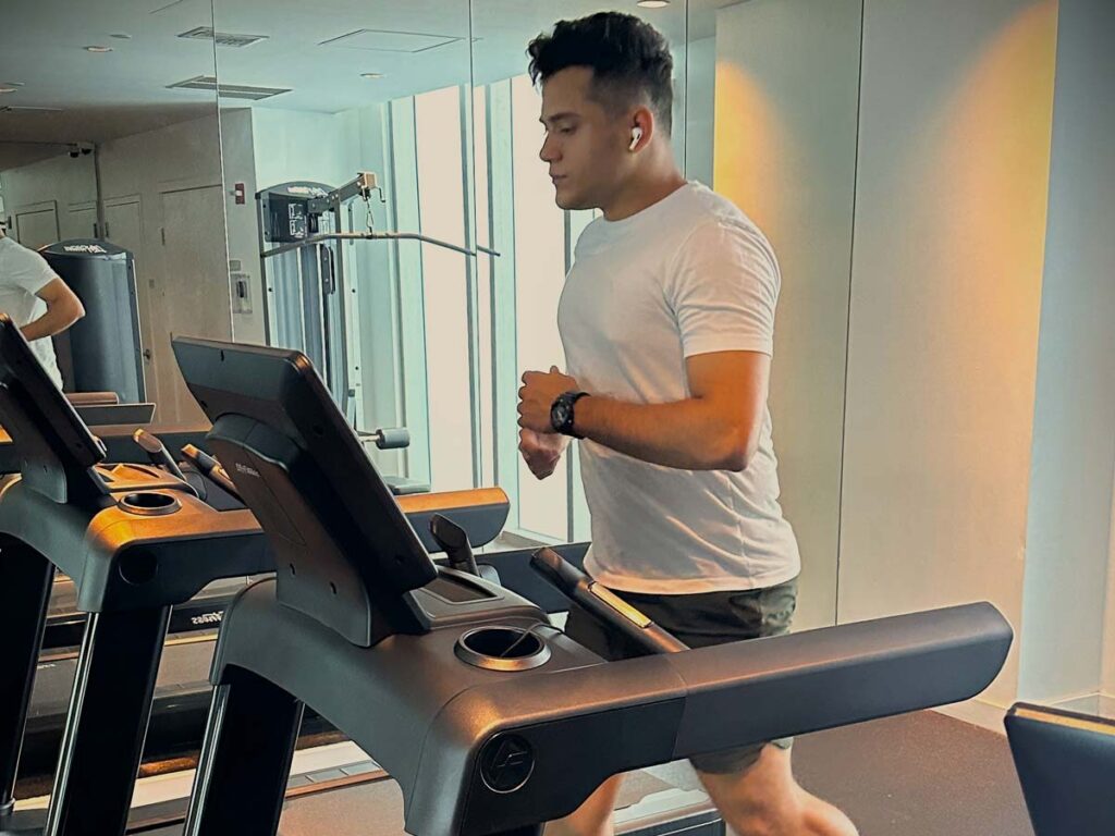 Guy On A Treadmill.