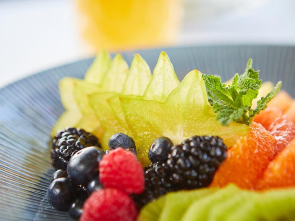 Plate Of Fruit.
