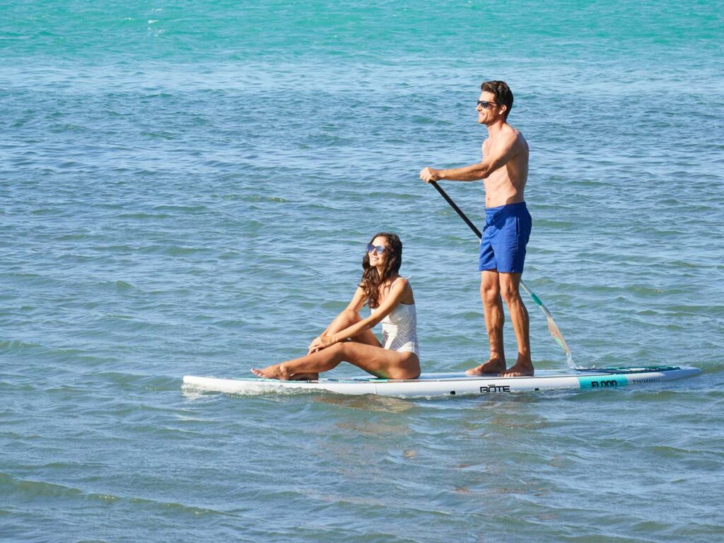 Couple On A Paddleboard