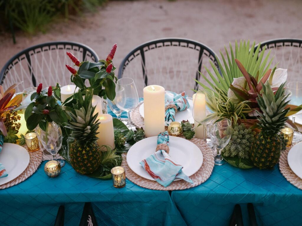 Private Dining Table On The Beach