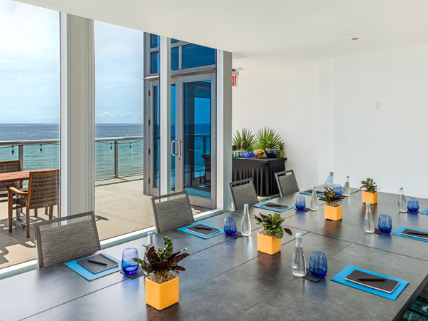 Meeting Space With An Ocean View In Miami